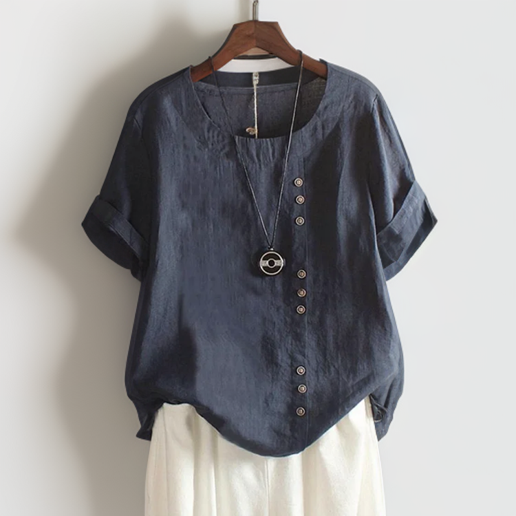 Isla - T-Shirt Élégant avec Boutons