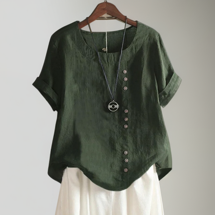 Isla - T-Shirt Élégant avec Boutons