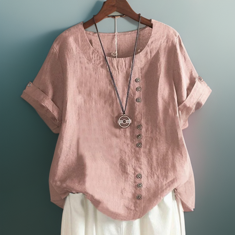 Isla - T-Shirt Élégant avec Boutons