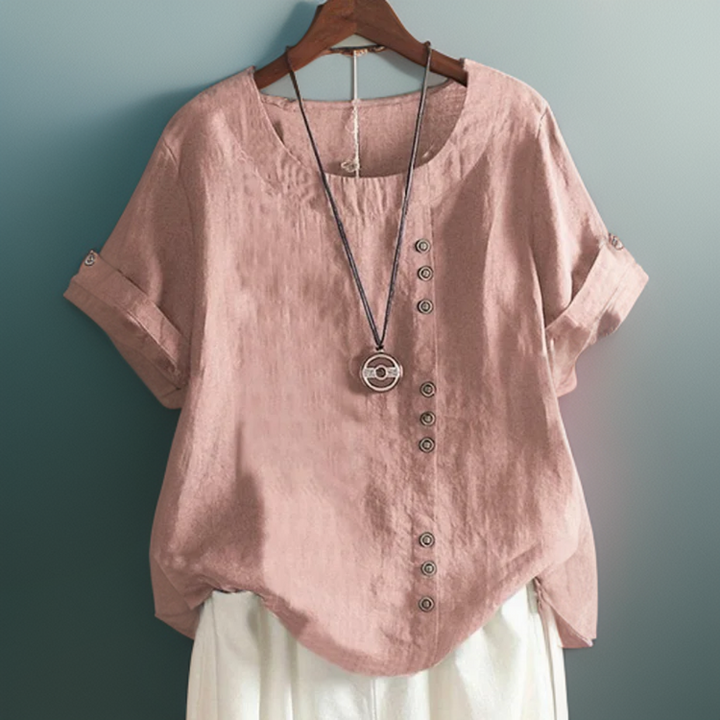 Isla - T-Shirt Élégant avec Boutons