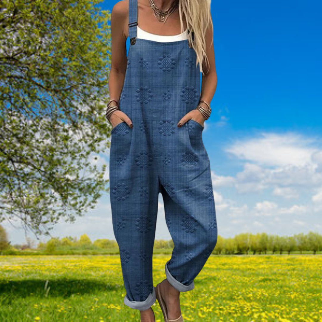 Pauline - Combinaison Vintage Chic et Décontractée