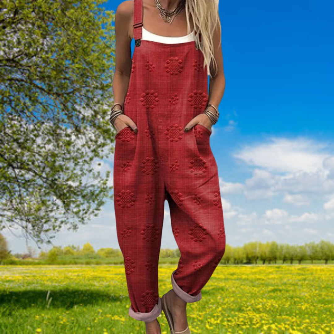 Pauline - Combinaison Vintage Chic et Décontractée