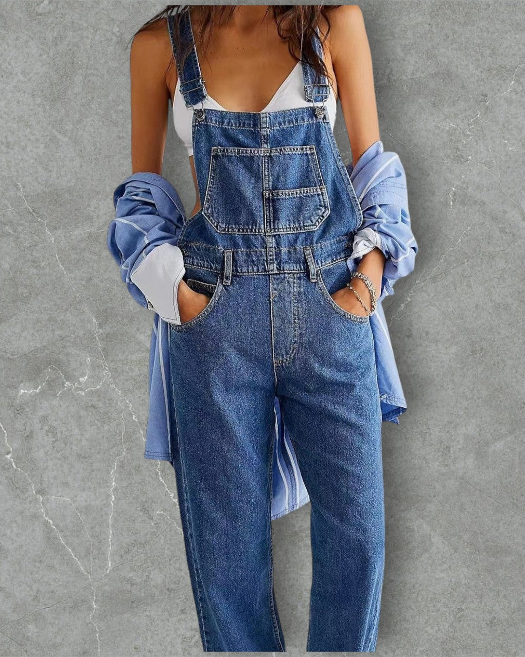 Jacqui - Urban Denim Jumpsuit