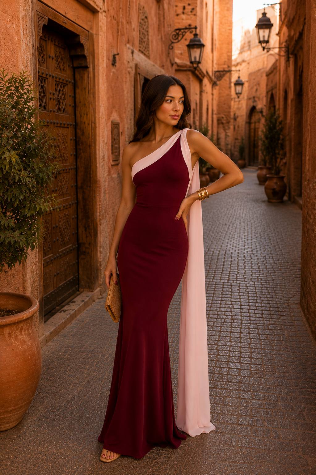 Vivian Bordeaux Robe