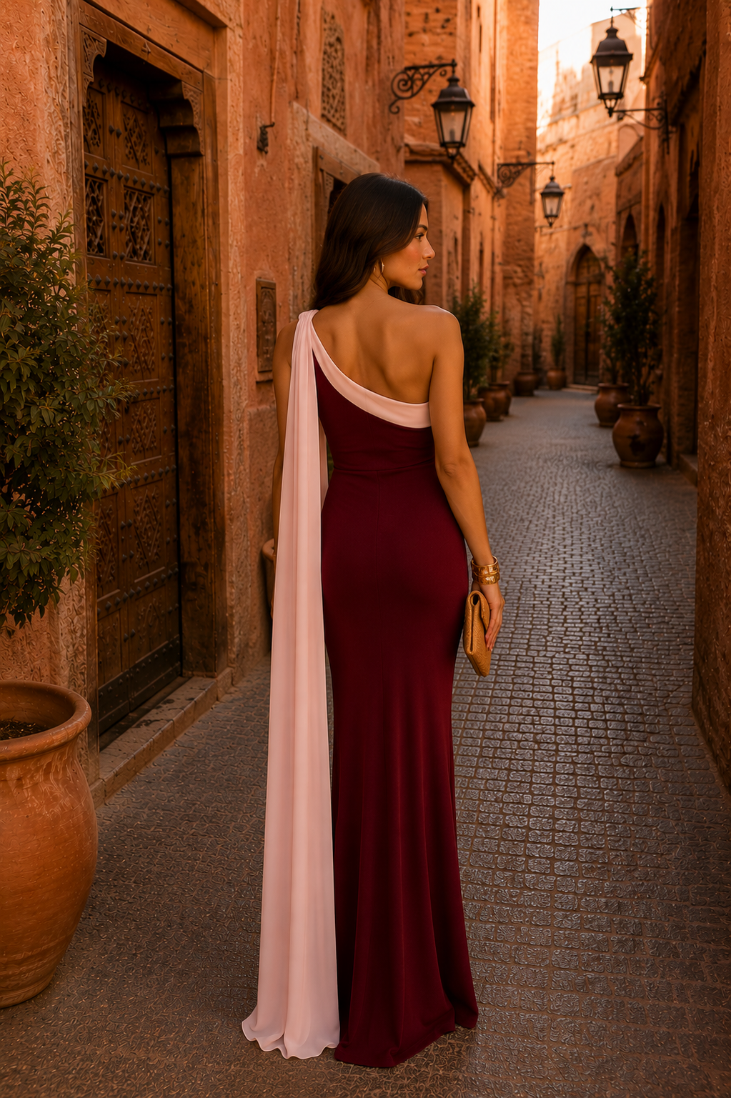 Vivian Bordeaux Robe