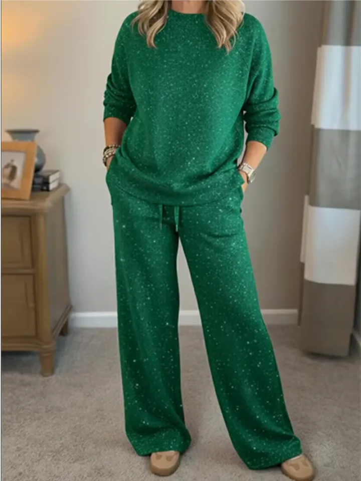 Lana - Ensemble Casual à Pois