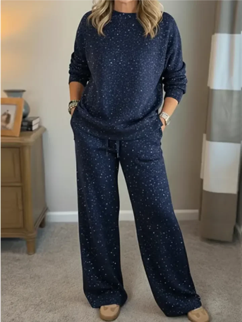 Lana - Ensemble Casual à Pois