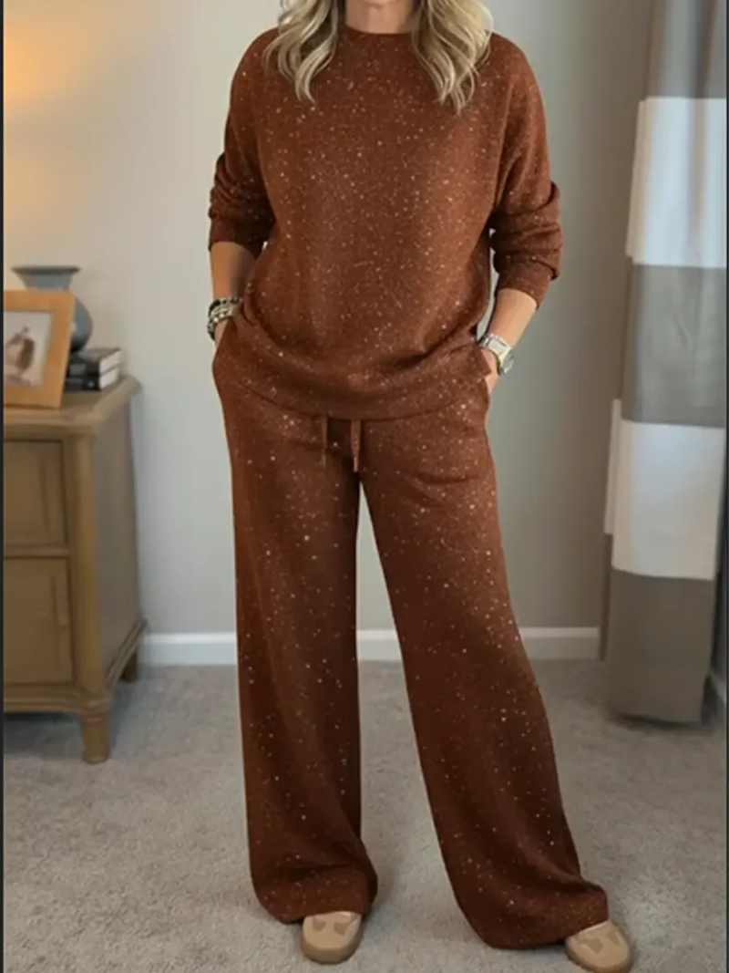 Lana - Ensemble Casual à Pois