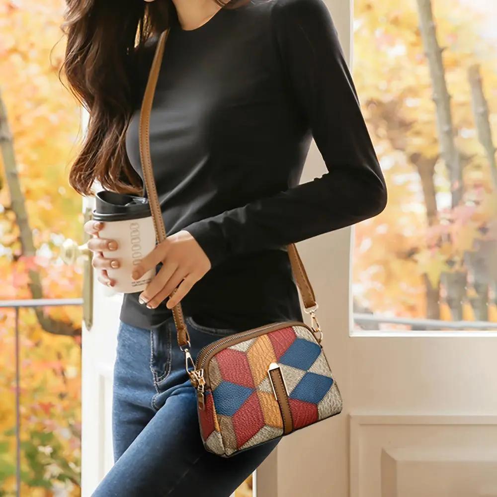 Clio | Patchwork Mini Crossbody Bag