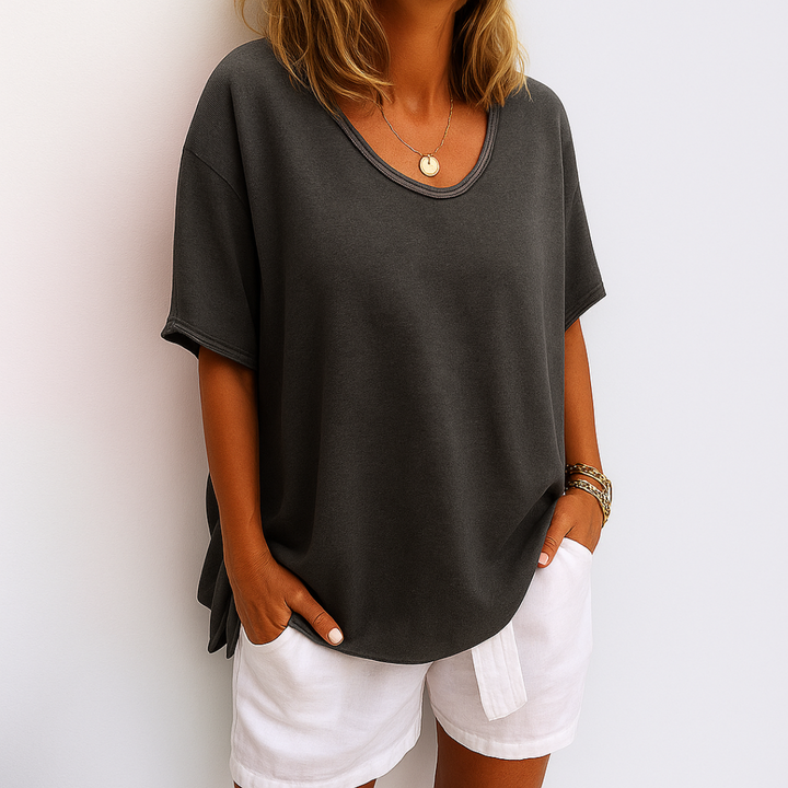 Clara – T-shirt Décontracté 1+1 Offert