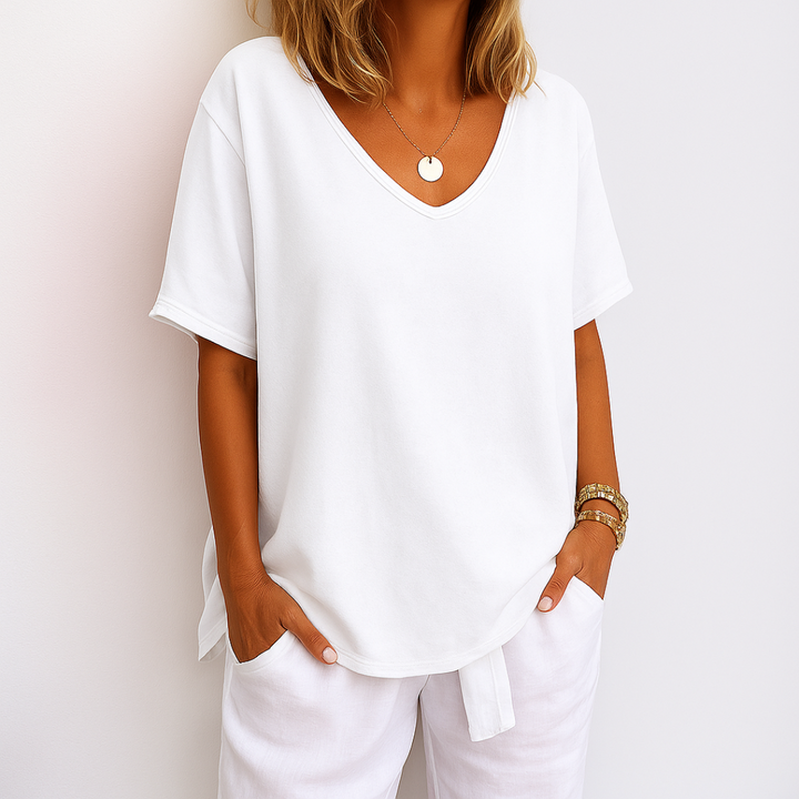 Clara – T-shirt Décontracté 1+1 Offert