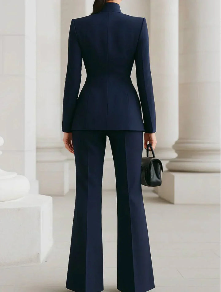 GIA | Blazer et Pantalon Palazzo Coordonné