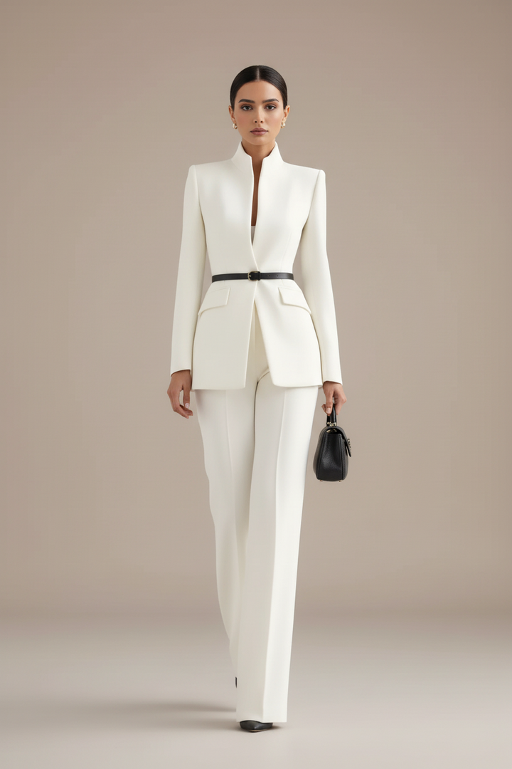 GIA | Blazer et Pantalon Palazzo Coordonné