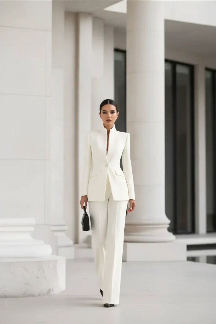 GIA | Blazer et Pantalon Palazzo Coordonné