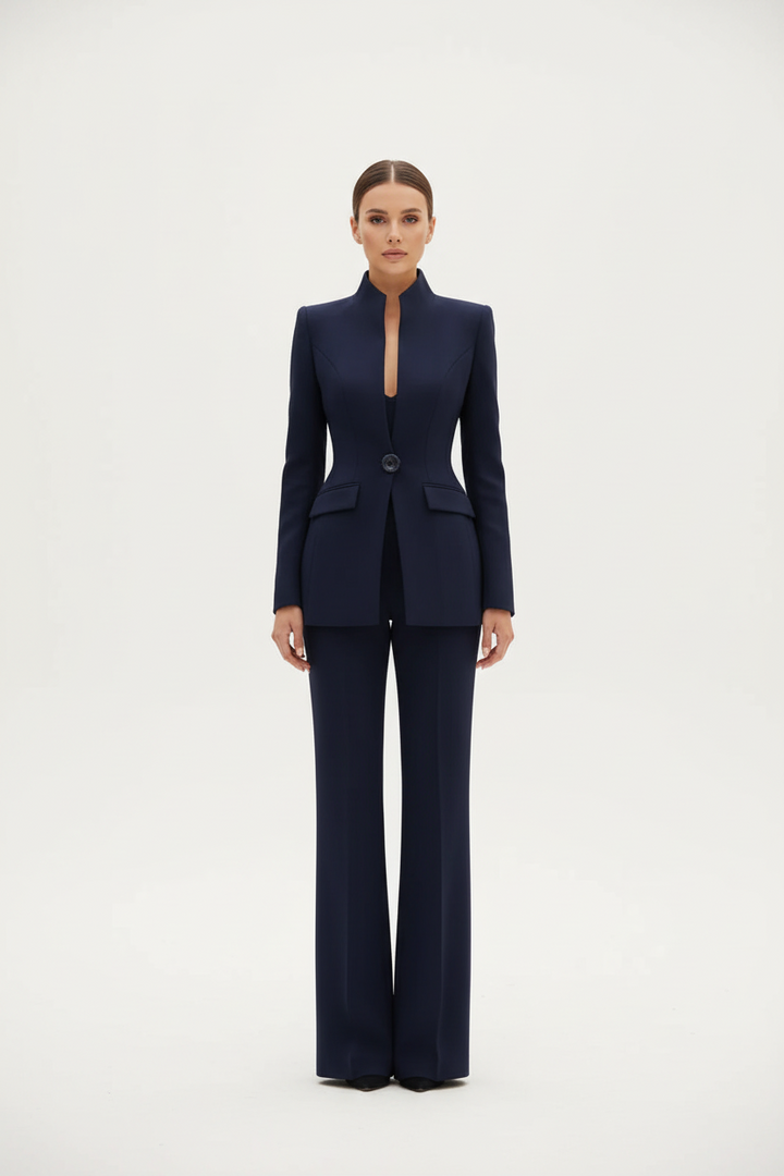 GIA | Blazer et Pantalon Palazzo Coordonné