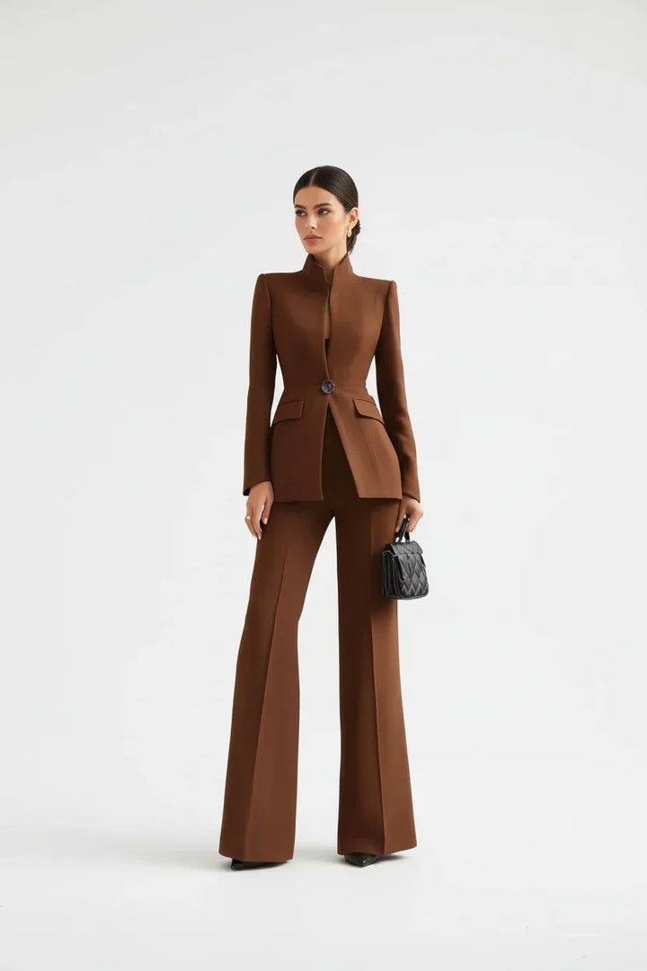 GIA | Blazer et Pantalon Palazzo Coordonné