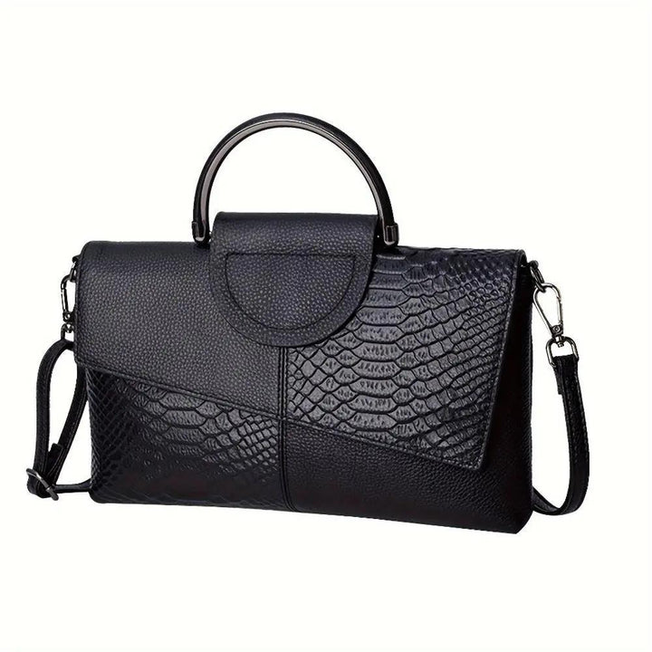 Cassandre | Sac à Main en Simili Cuir Crocodile Luxueux