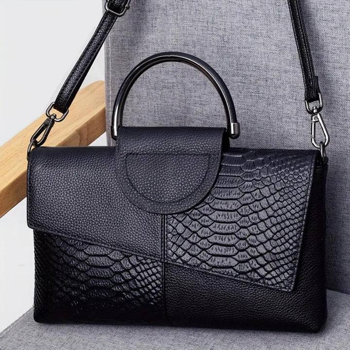 Cassandre | Sac à Main en Simili Cuir Crocodile Luxueux