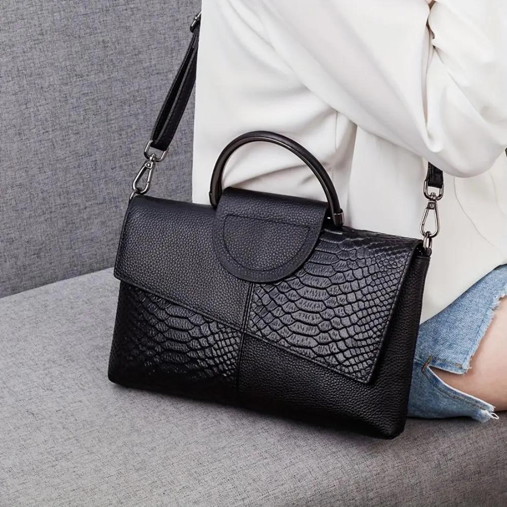 Cassandre | Sac à Main en Simili Cuir Crocodile Luxueux
