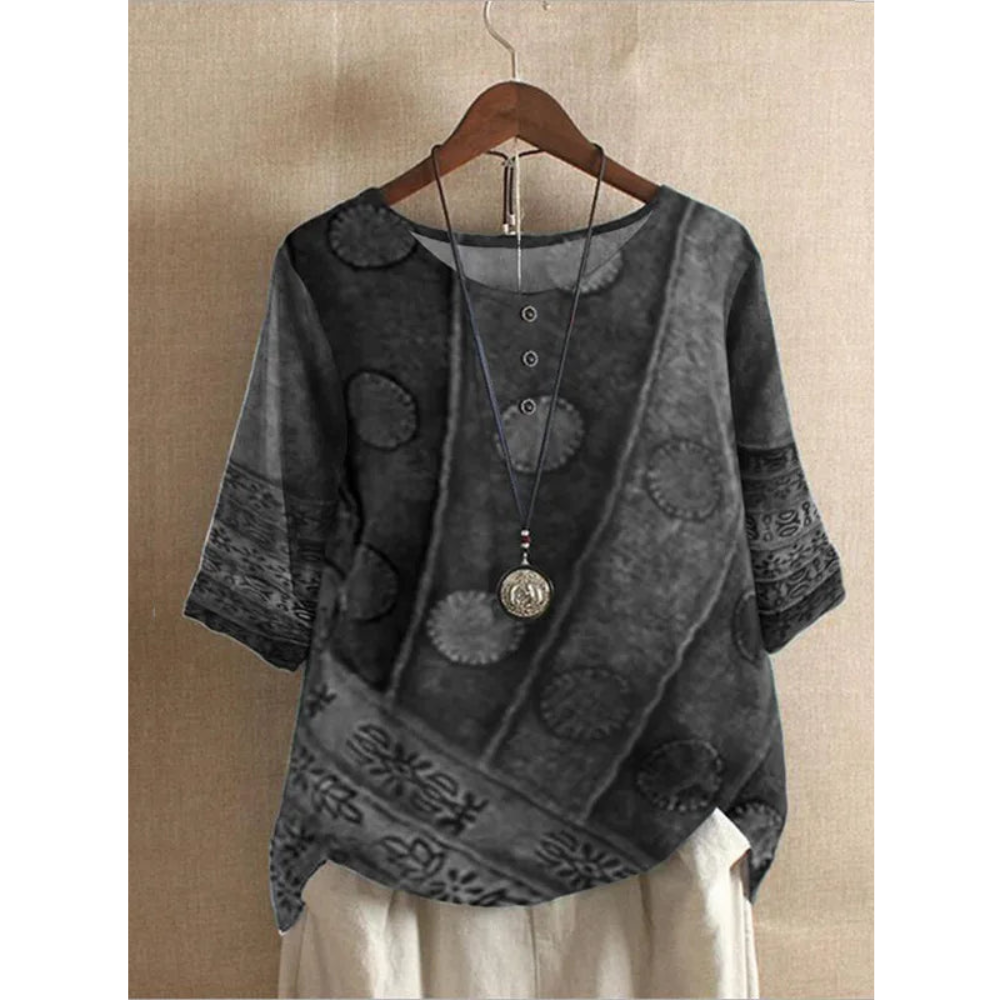 Valarie - Colorful Bohemian Top
