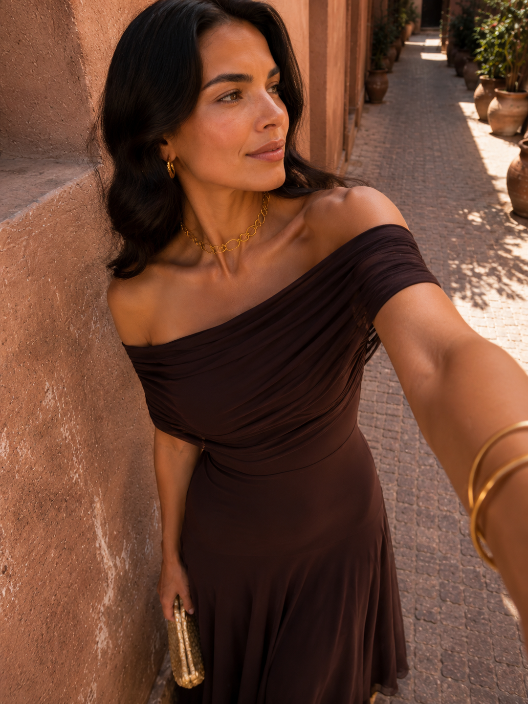 Robe Marron Tolède