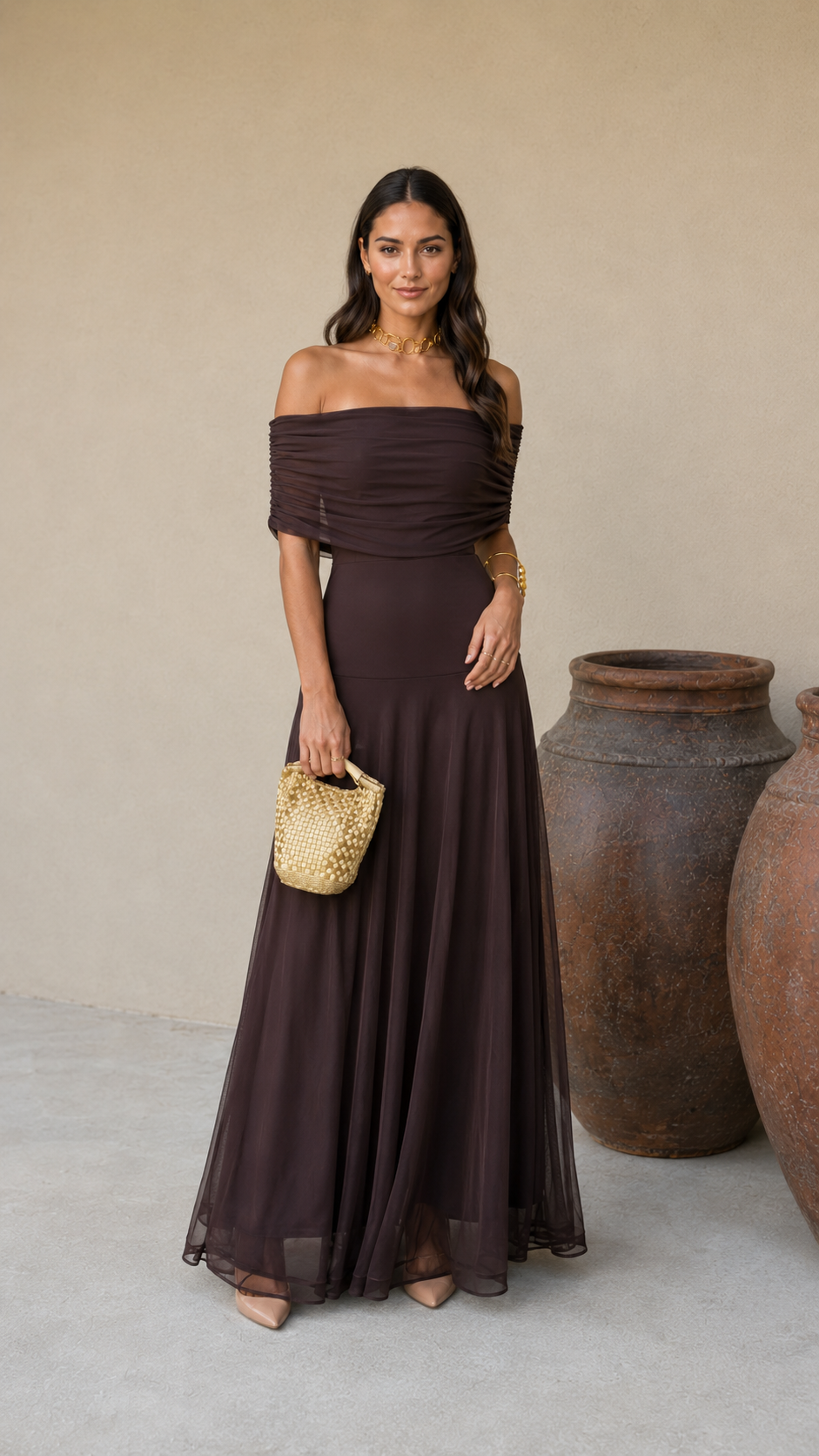 Robe Marron Tolède