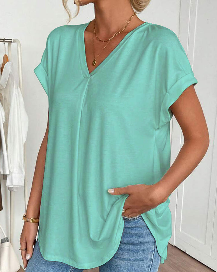 Estella - Casual Patchwork T-Shirt