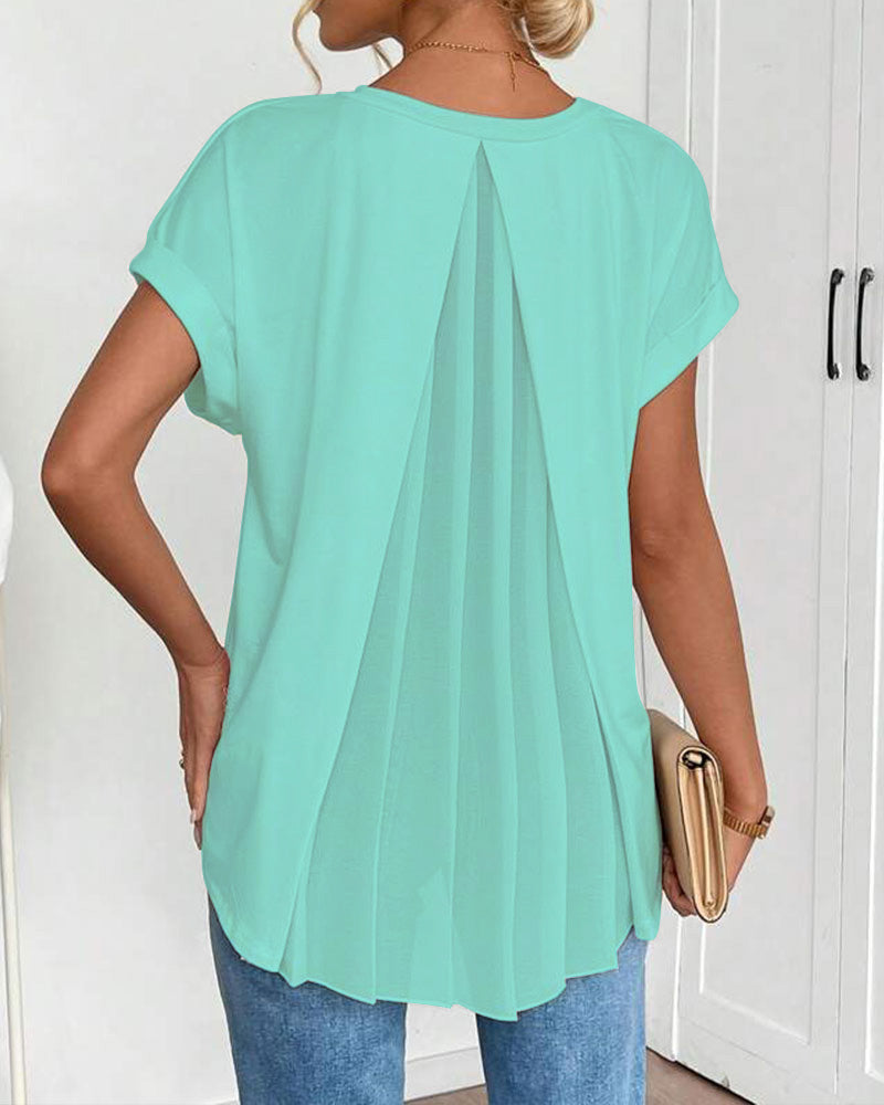Estella - Casual Patchwork T-Shirt