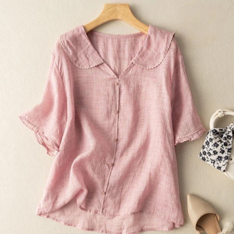 Adèle - Légère blouse en lin