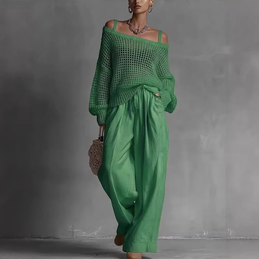 Claribel™ Élégant Ensemble Deux Pièces