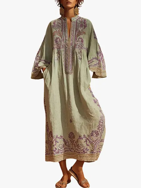 Jasmine | Women's Soft Embroidered Robe