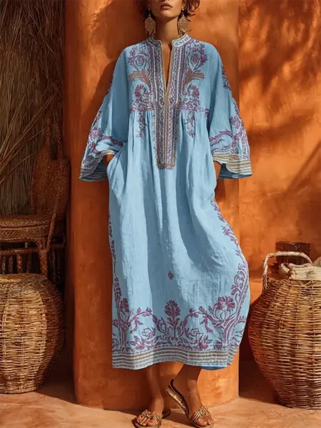Jasmine | Women's Soft Embroidered Robe