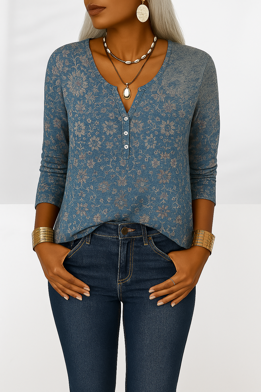 Alina - Élégante Blouse Bohème