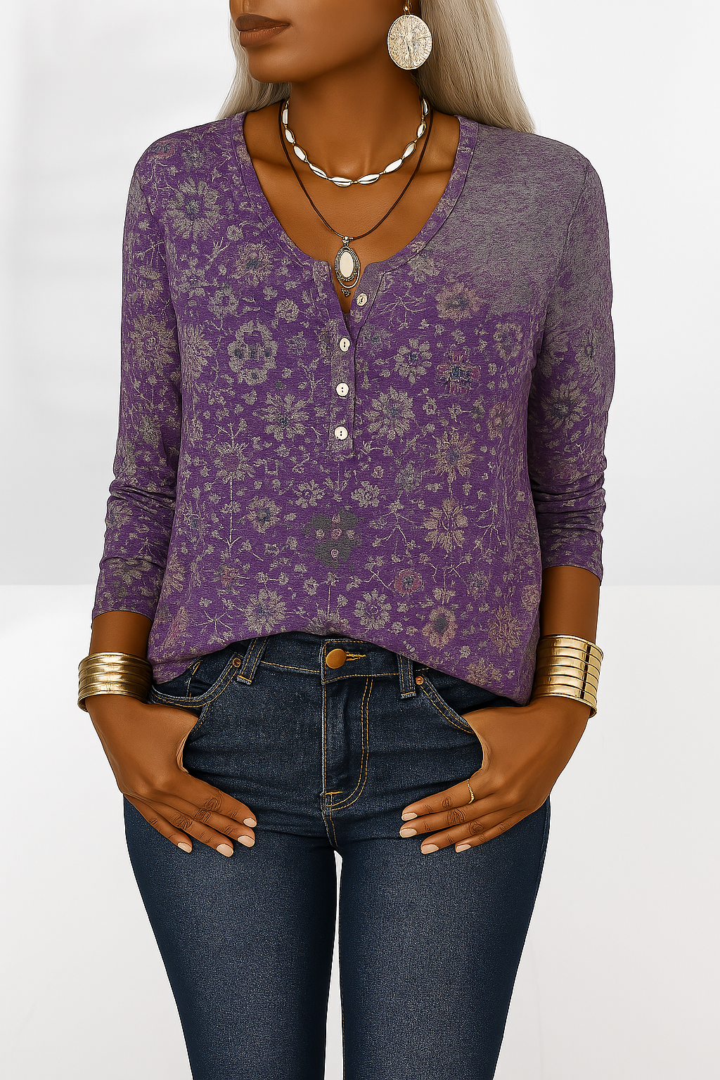 Alina - Élégante Blouse Bohème