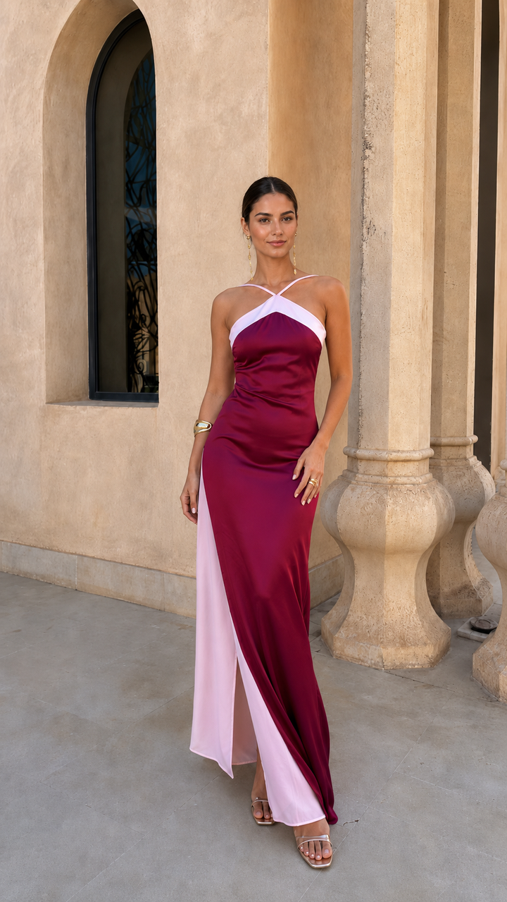 Bordeaux Oasis Robe
