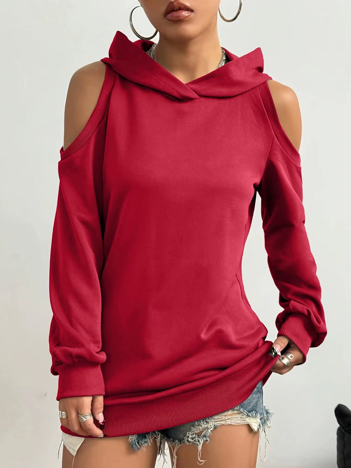 Camélia™ — Sweat Chic avec Épaules Découpées