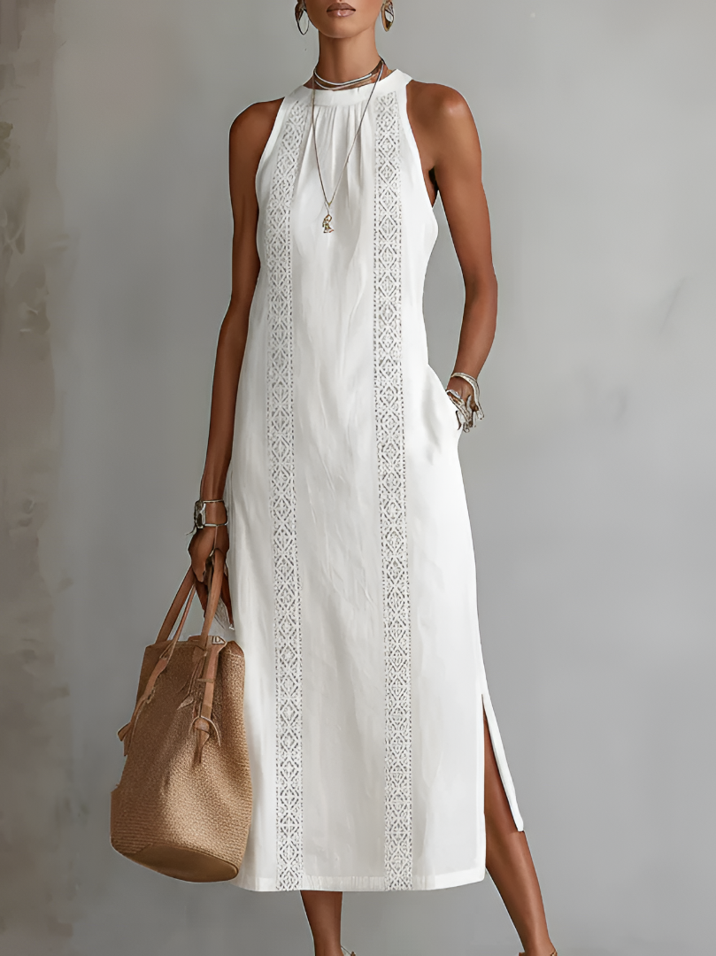 Marcelline™ — Robe midi au design minimaliste et à l'élégance naturelle