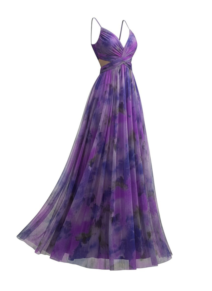 Émilienne™ — Robe longue artistique avec effet fluide