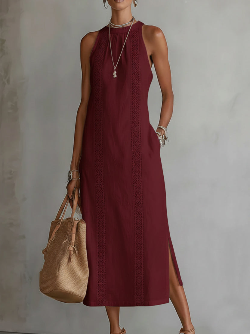 Marcelline™ — Robe midi au design minimaliste et à l'élégance naturelle