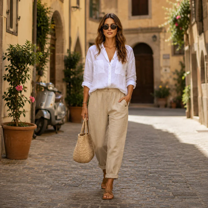 Samantha | Pantalon Élégant et Confortable